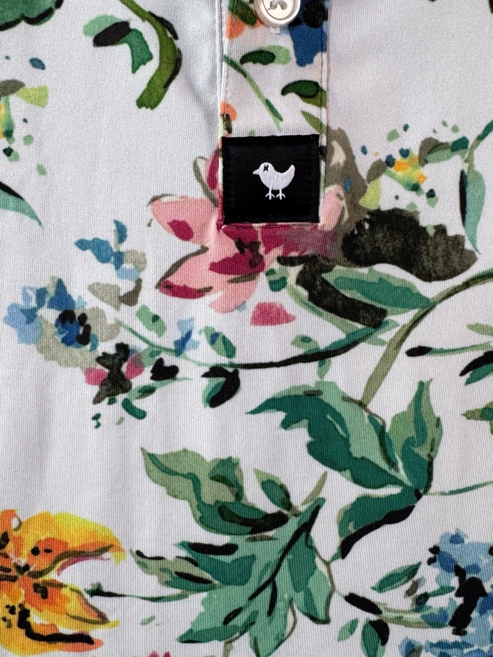 Bad Birdie Poetic Justice Floral
Short Sleeve Performance Stretch
Golf Polo XL - Picture 11 of 12